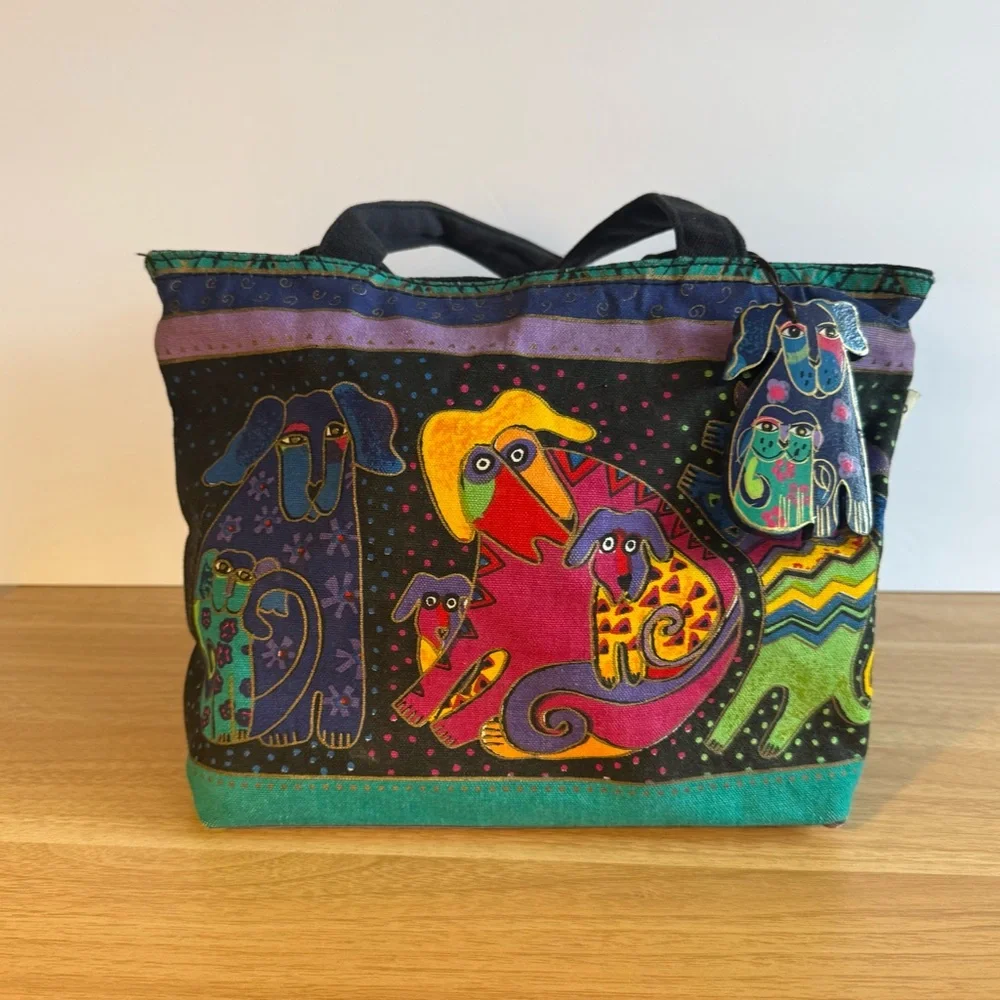 Artistic Dog Print‎ Tote Bag